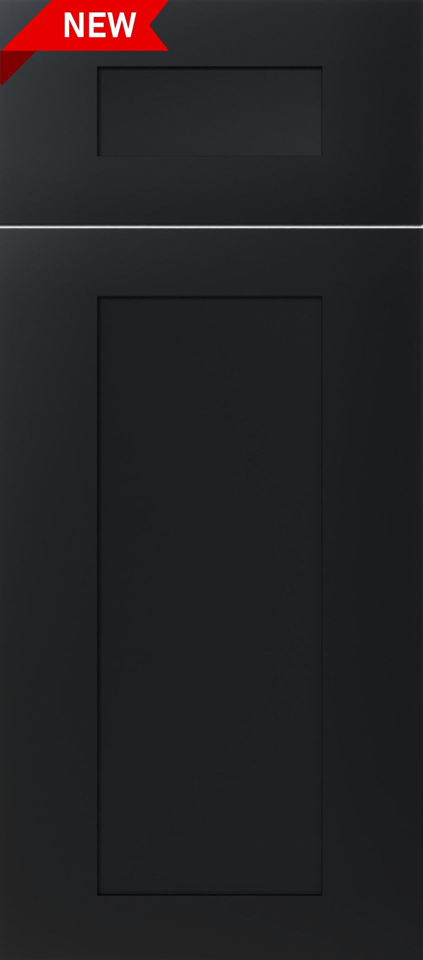 Modern Midnight Iron Black Shaker kitchen cabinetry for contemporary home design