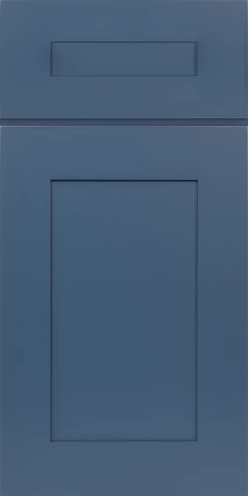 Lancaster Blue Shaker kitchen cabinets from the Lancaster collection